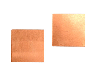 Copper Square Blank 29mm