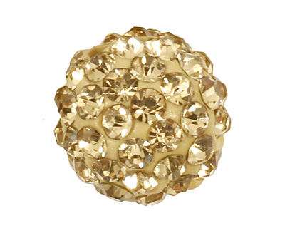 Light Colorado Topaz Pave Round 8mm