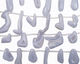 Blue Lace Agate Druzy Freeform Drops 10-40x25-60mm