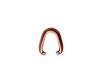 TierraCast Antique Copper (plated) Nouveau Pinch Bail 4x12mm