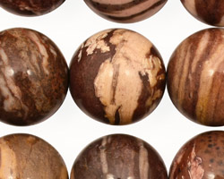 Brown Zebra Jasper Round 20mm