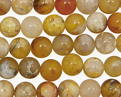 Idaho Plume Agate Round 8mm