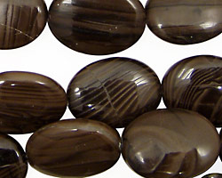 Antique Jasper Flat Oval 20x15mm