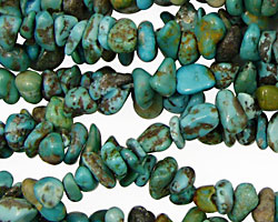 Chinese Turquoise (stab.) Tumbled Chips