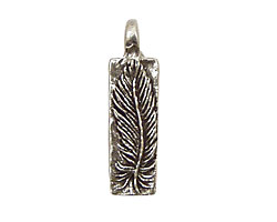 Green Girl Pewter Feather 8x28mm