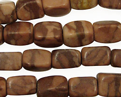 Marbled Coffee Jasper Nuggets 11x7mm