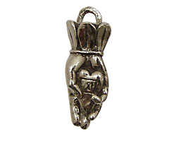 Green Girl Pewter Captive Heart 32x11mm
