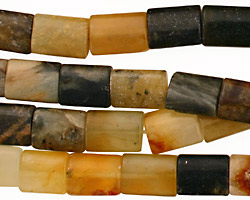 Antique Soocho Jade Thin Pillow 10x8mm