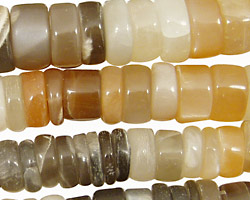 Moonstone (multi) Wheel 4-7x9-10mm