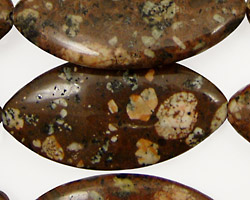 Mica Quartz Horse Eye 40x20mm