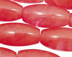 Cherry Quartz Rice 30x15mm