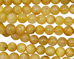 Rutilated Quartz Round 6mm