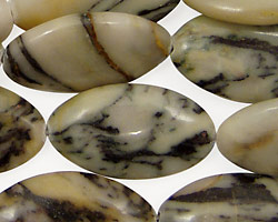 Birch Jasper Horse Eye 28x16mm