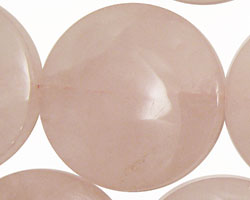 Rose Quartz Puff Coin 35mm