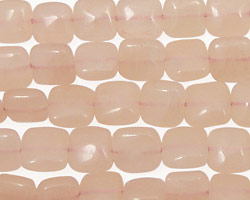 Peach Jade (nat.) Puff Square 8mm
