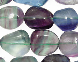 Fluorite, Rainbow Tumbled Nugget (large) 16-20x15-17mm