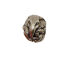 Green Girl Pewter Elephant 15mm