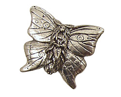 Green Girl Pewter Butterfly Faery Bead 30x26mm