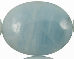 Amazonite Flat Oval 45x35mm