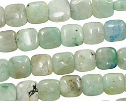 Chrysocolla Quartz Puff Square 8mm