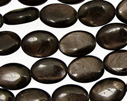 Hypersthene Flat Oval 14x10mm