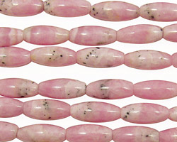 Rhodochrosite (soft pink) Rice 12x5mm