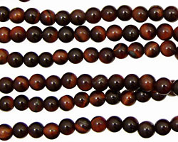 Red Tiger Eye Round 4mm