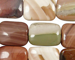 Imperial Jasper Thin Pillow 22x16mm