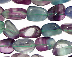 Rainbow Fluorite Tumbled Nugget (small) 10-15x9-11mm
