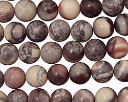 Porcelain Jasper Round 8mm