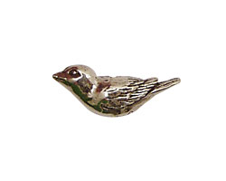 Green Girl Pewter Sparrow 27x7mm