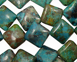 Chrysocolla Diamond 16mm