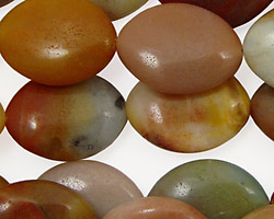 Rainbow Amazonite Horse Eye 20x15mm