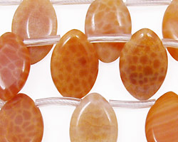Fire Agate Spear Drop 12x19mm