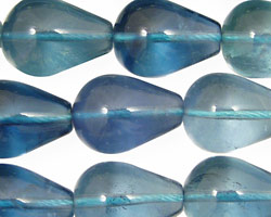 Blue Flourite Teardrop 18x13mm