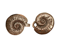 Green Girl Shibuichi Seashell Clasp