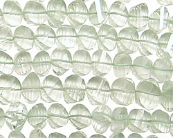 Prasiolite Faceted Twisted Top 4-6x8-9mm