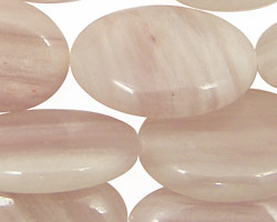 Natural Lavender Quartz Flat Oval 30x20mm