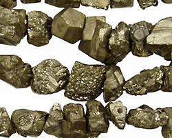 Golden Pyrite Rough Nuggets 4-10x10-12mm
