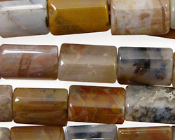 Rainbow Crazy Lace Agate Thin Pillow 14x10mm