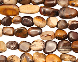 Sunset Jasper Tumbled Nugget 7-15x5-8mm