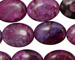 Sugilite Jasper Flat Oval 20x15mm
