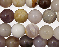 Bamboo Leaf Agate Round 10mm