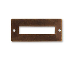 Vintaj Natural Brass Name Plate 32x14mm