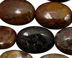 Pietersite Flat Oval 25x18mm