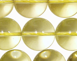 Lemon Quartz Round 18-20mm