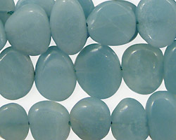 Amazonite Flat Polished Pebble Graduated 7x9-10x15mm