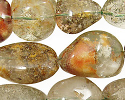 Lodolite Tumbled Nugget 18-30x12-23mm