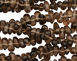 Smoky Quartz Teardrop 3-5x5-7mm