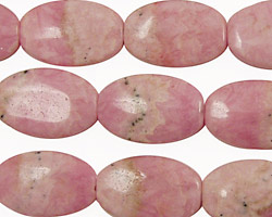 Rhodochrosite (soft pink) Flat Ended Oval 18x12mm
